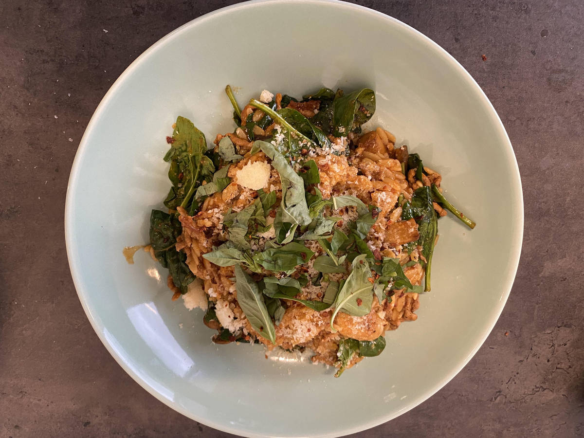 Pork orzo