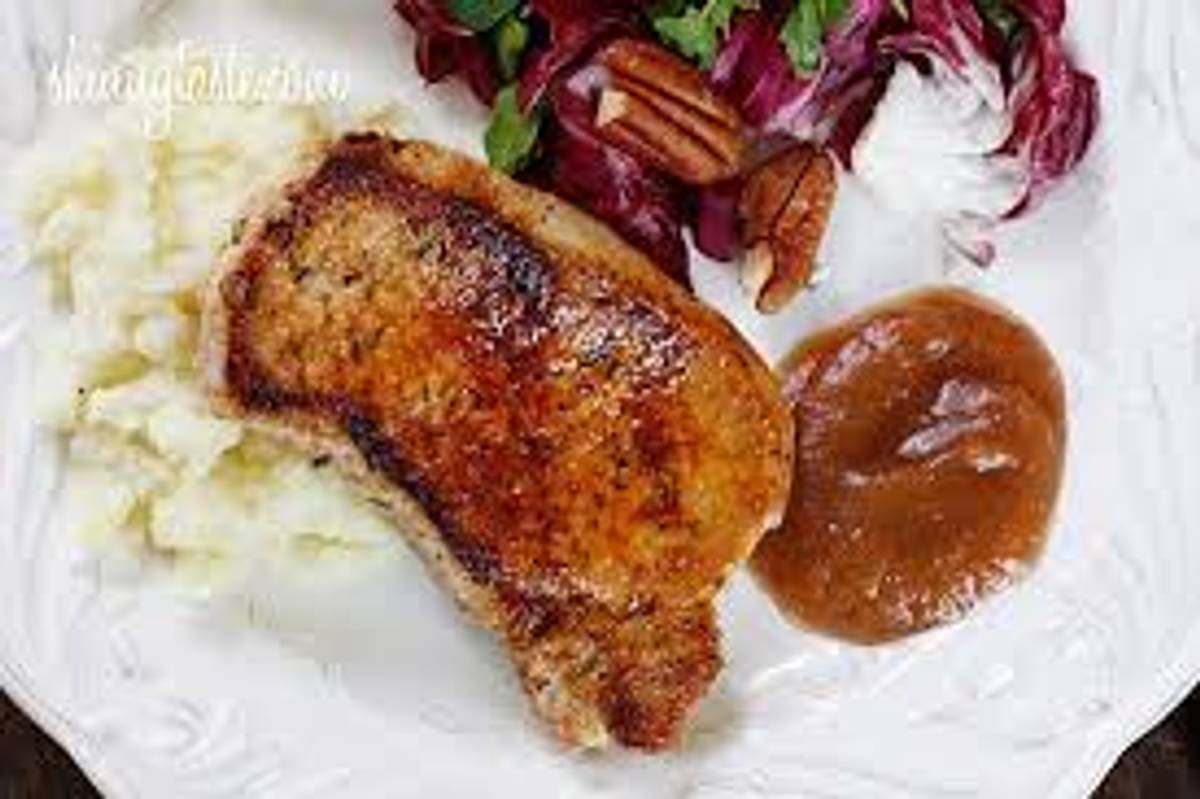 Chicken and Balsamic Applesauce