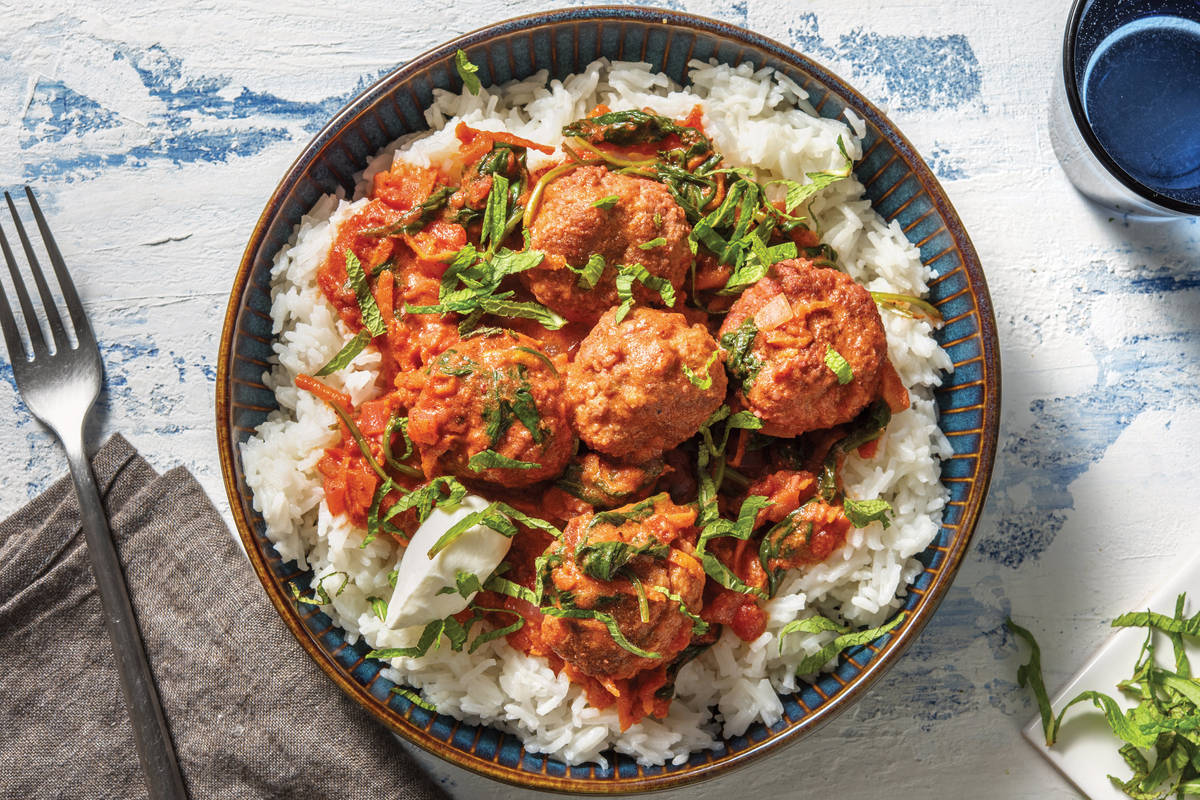 Indian Beef Kofta Curry