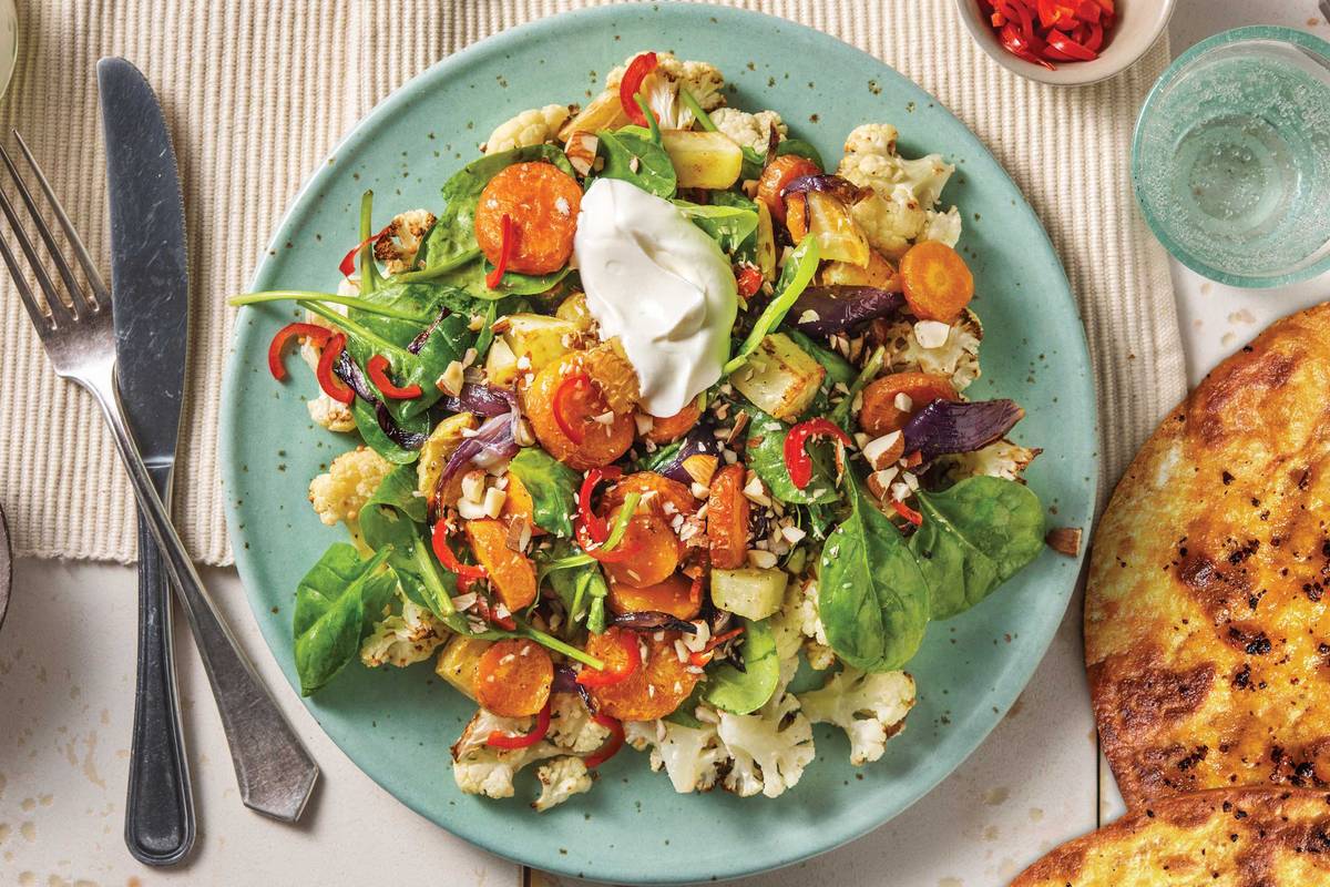Indian Cauliflower & Potato Tray Bake