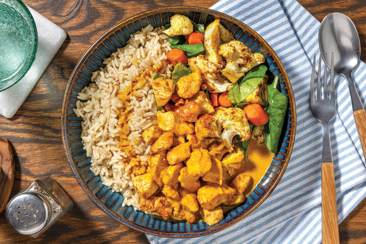 Indian Chicken & Masala Coconut Sauce