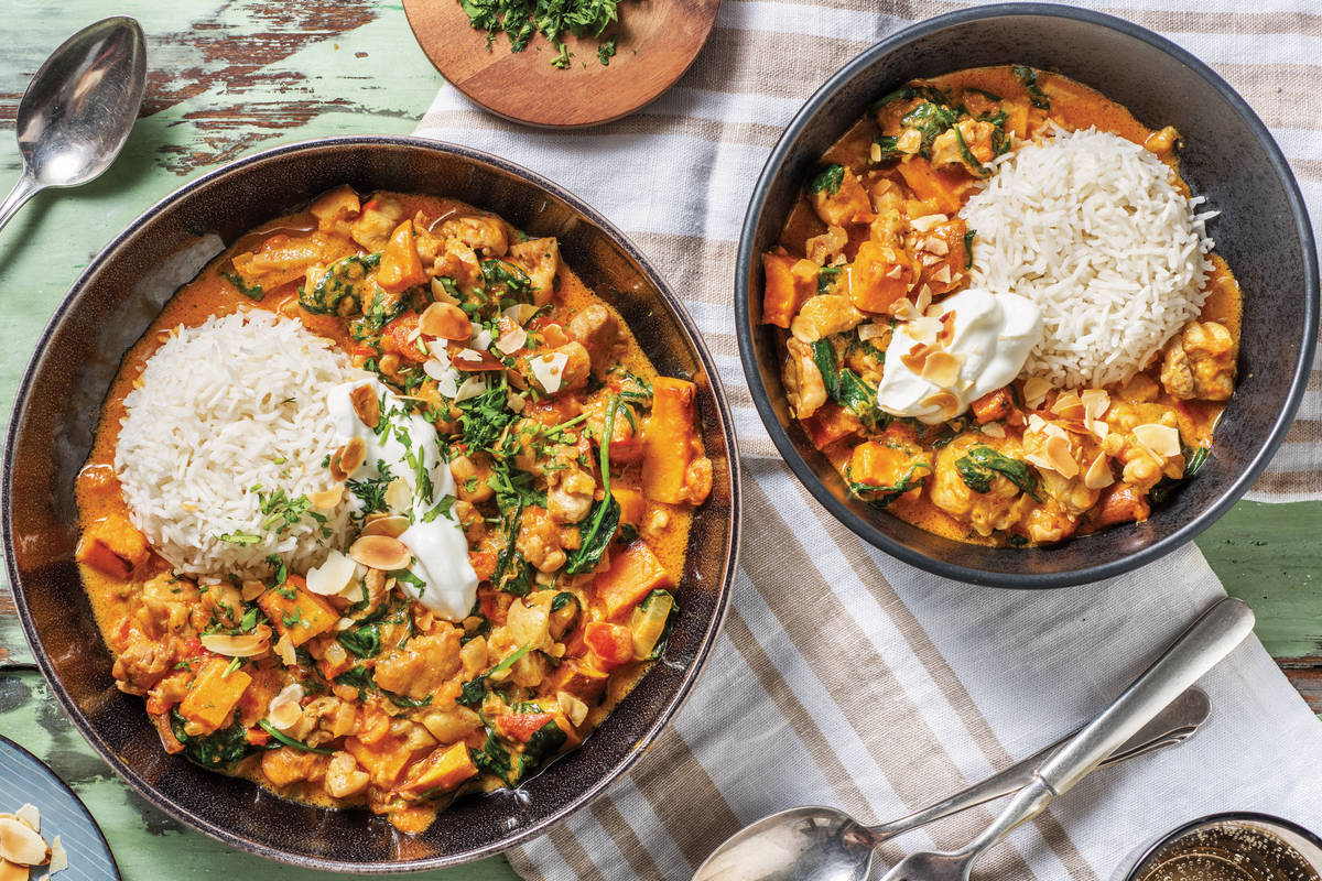 Indian Chicken & Sweet Potato Curry