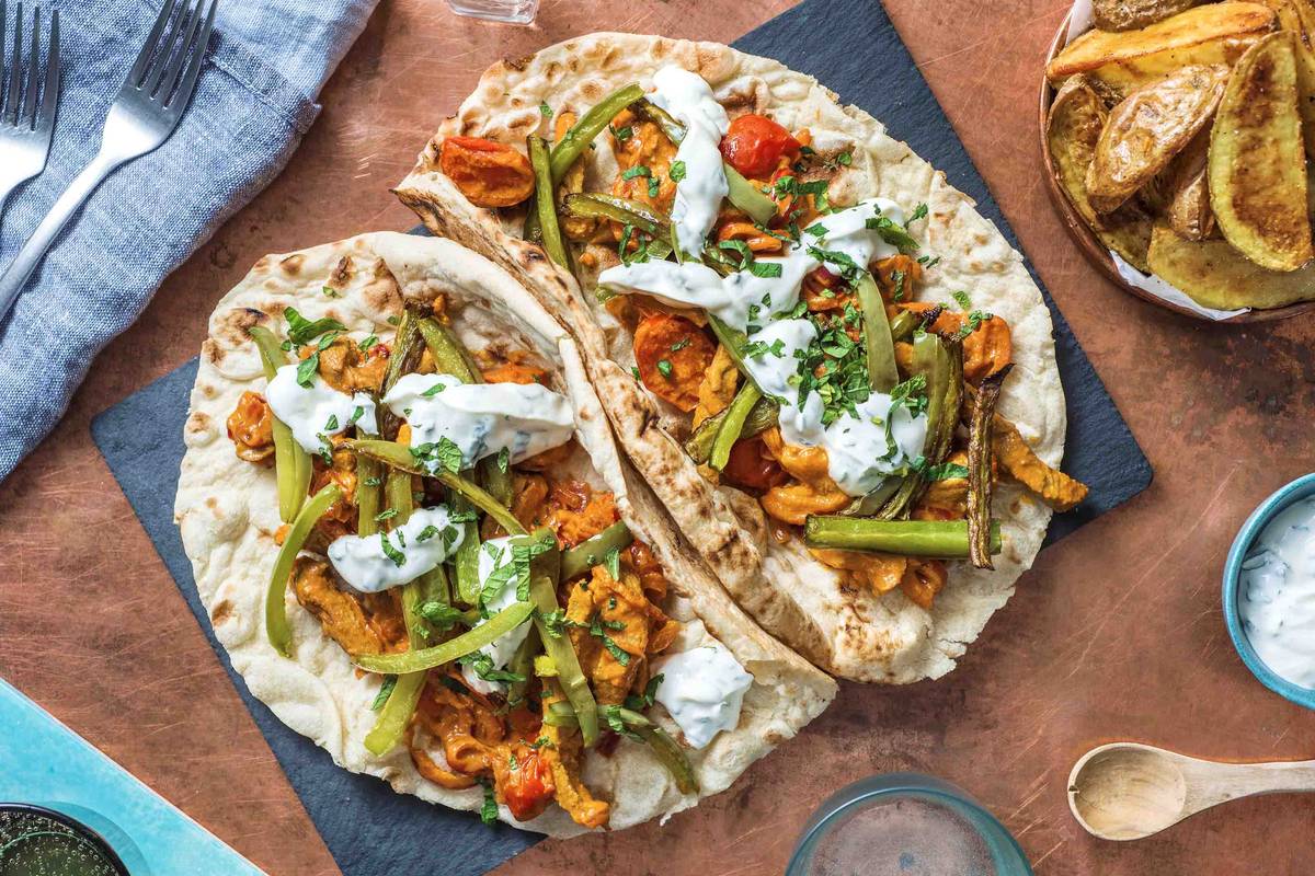 Indian Spiced Lamb Naan