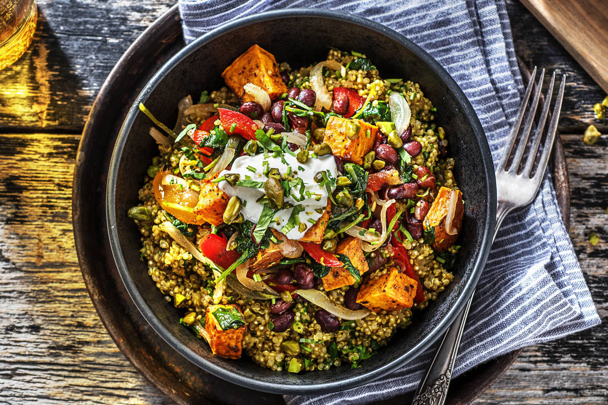 Indian Spiced Quinoa (v)