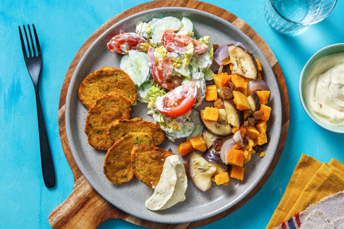 Indische Möhren-Pakoras mit Currydip