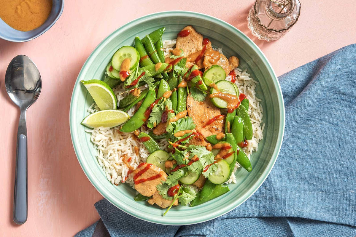 Indonesian Turkey Gado-Gado Bowl