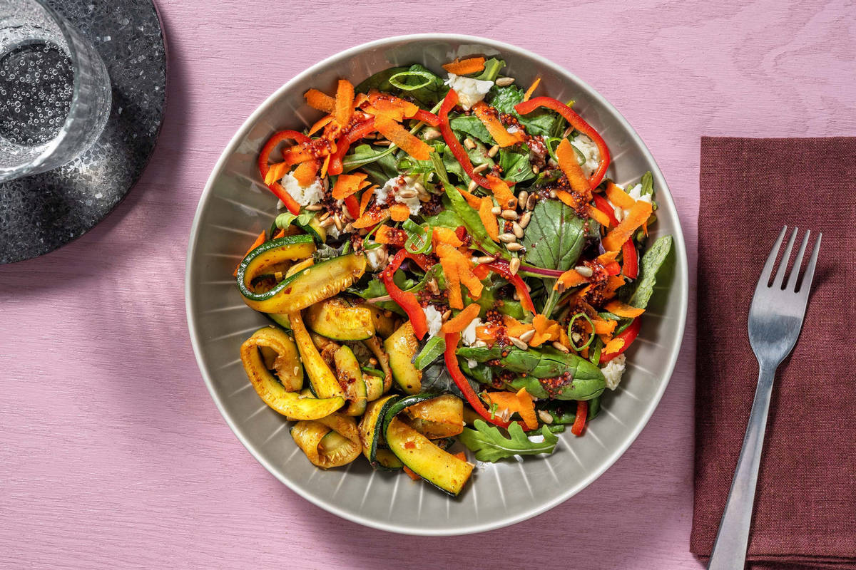 Insalata di Zucchetti mit Büffelmozzarella