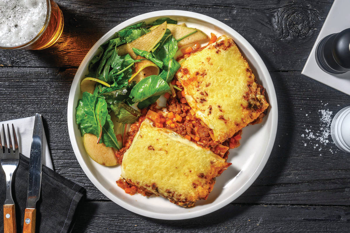 Italian Beef & Bacon Lasagne