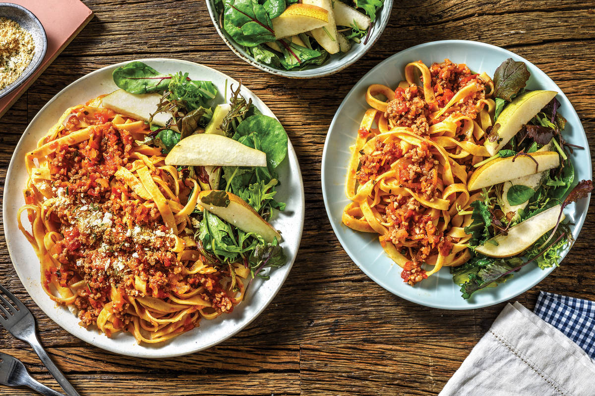 Italian Beef Ragu & Rosemary Pangrattato