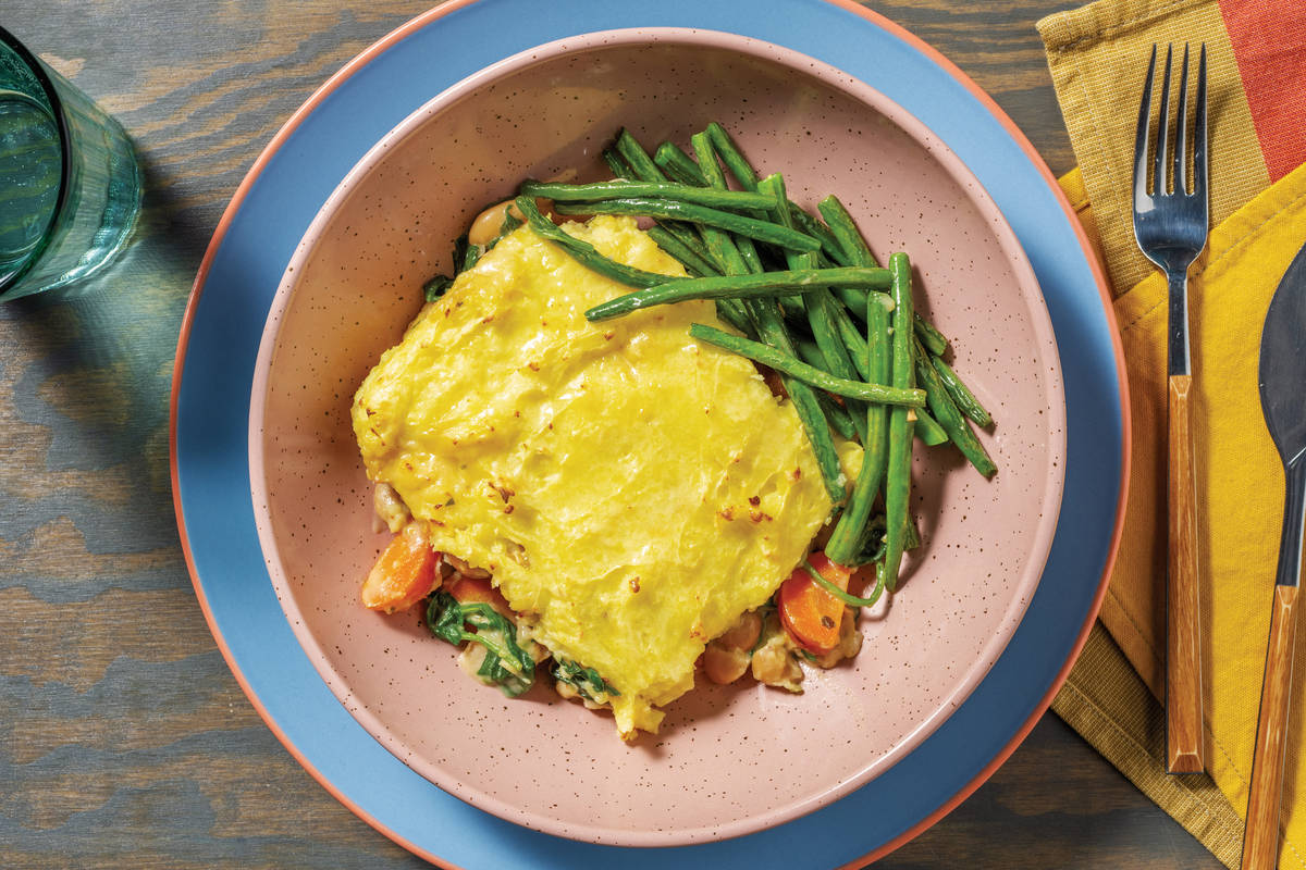 Italian Butter Bean & Veggie Pie