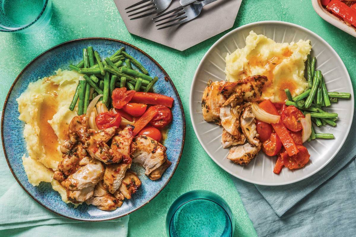 Italian Chicken & Veggie Tray Bake