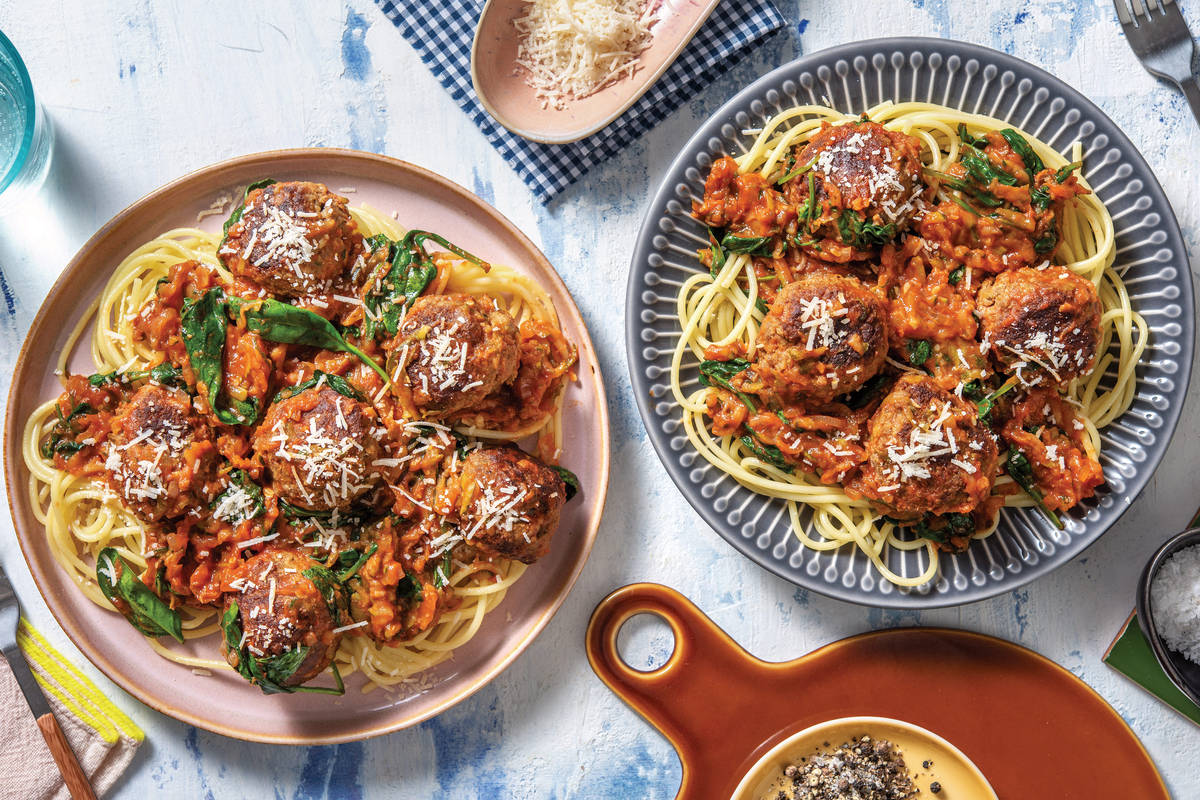 Beef & Basil Pesto Meatballs