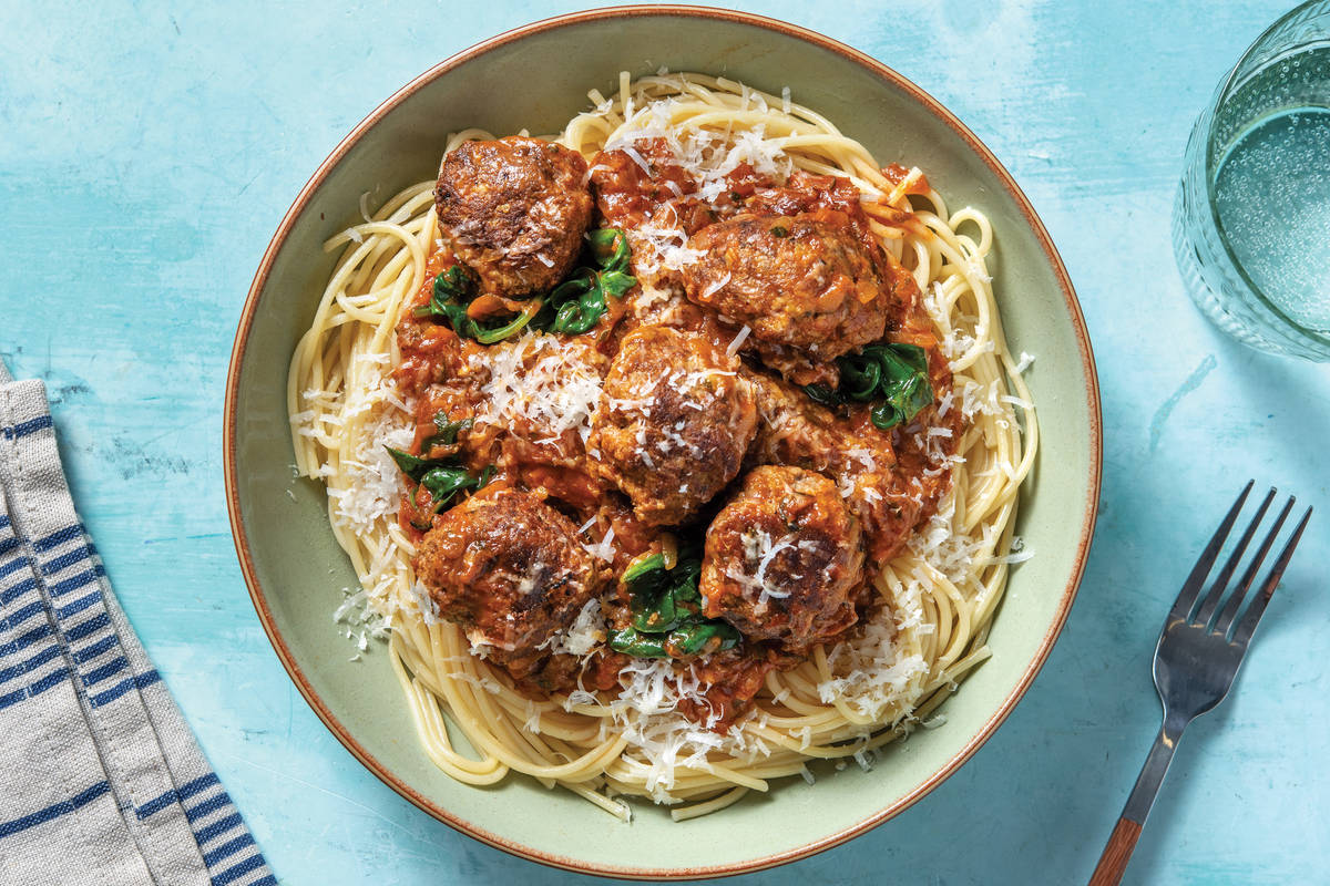 Beef & Basil Pesto Meatballs