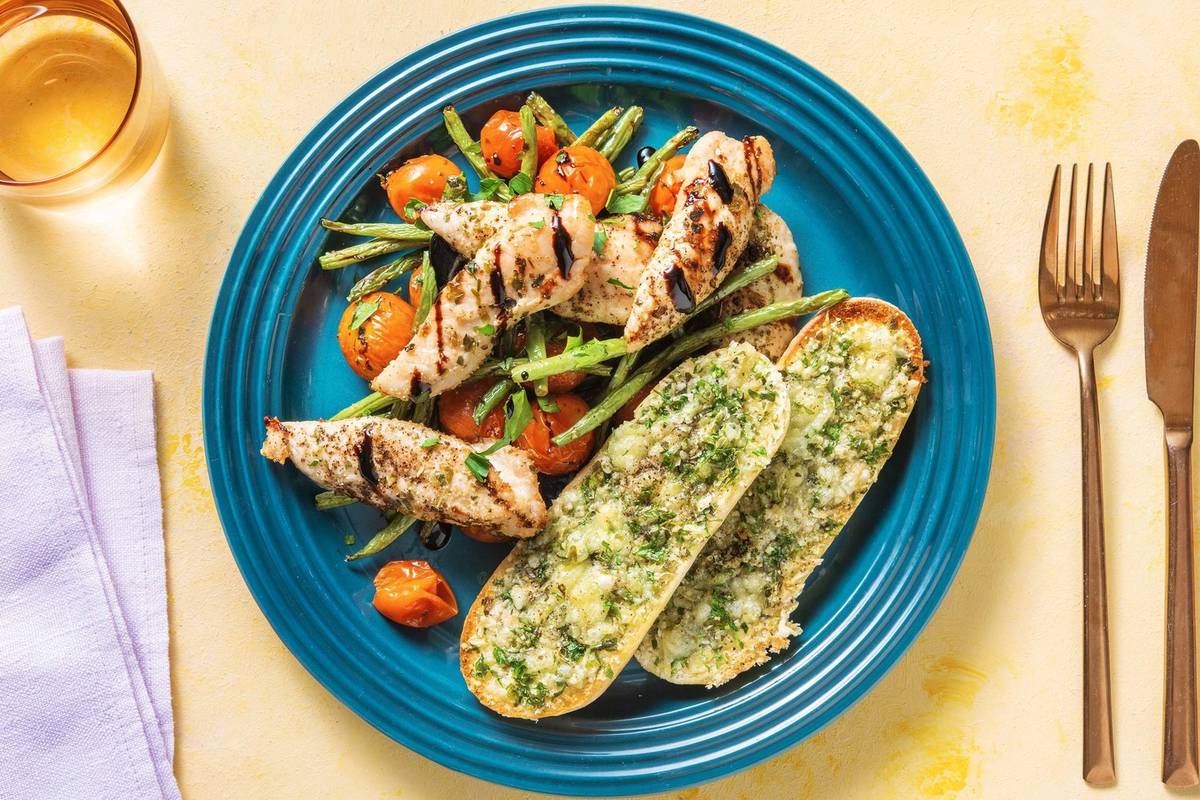 Poulet au four à l’italienne