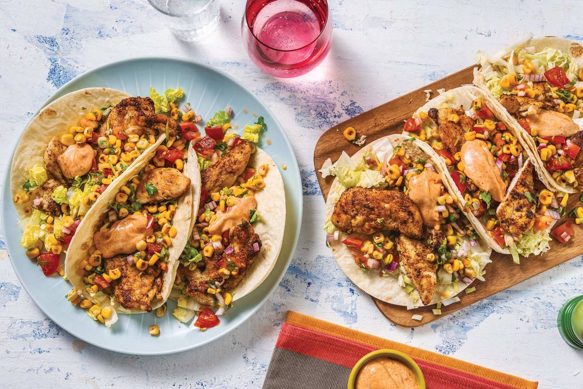 Jamaican Jerk Chicken Tacos
