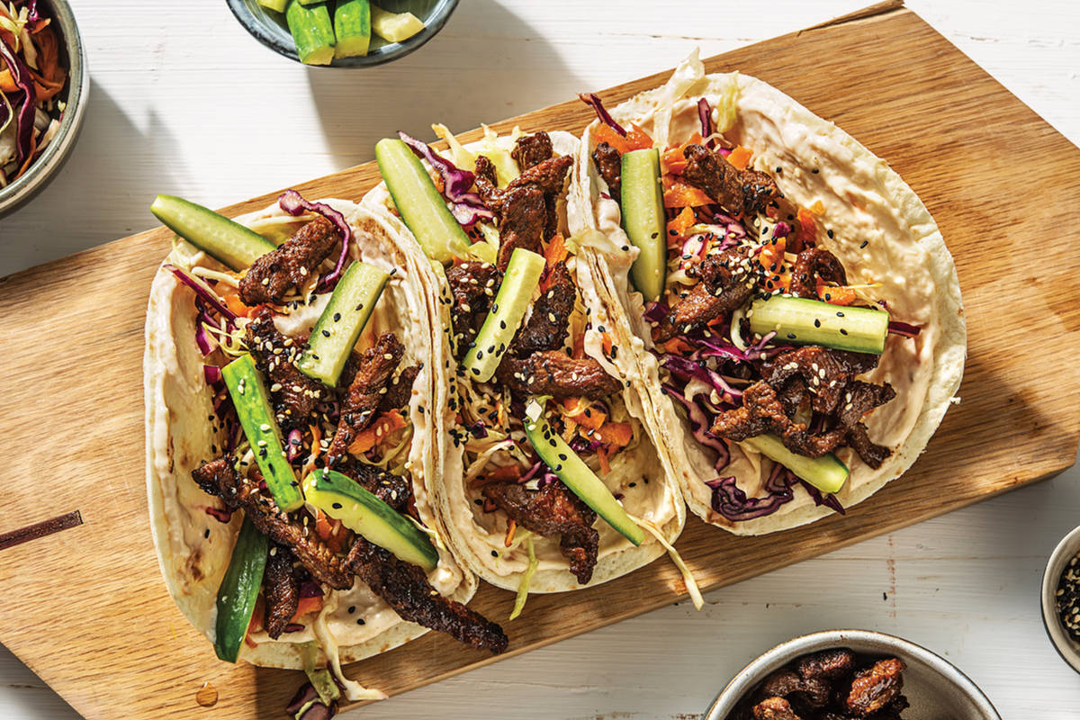 Japanese Beef Tacos