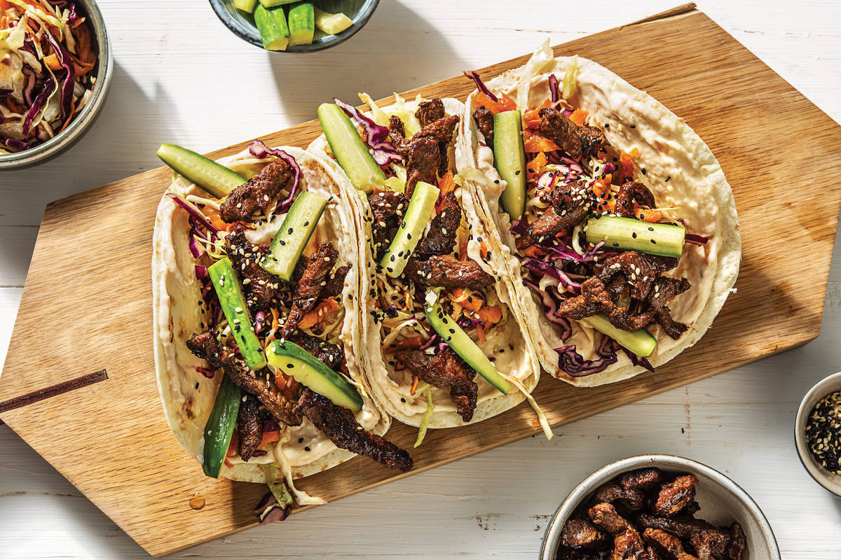 Japanese Beef Tacos