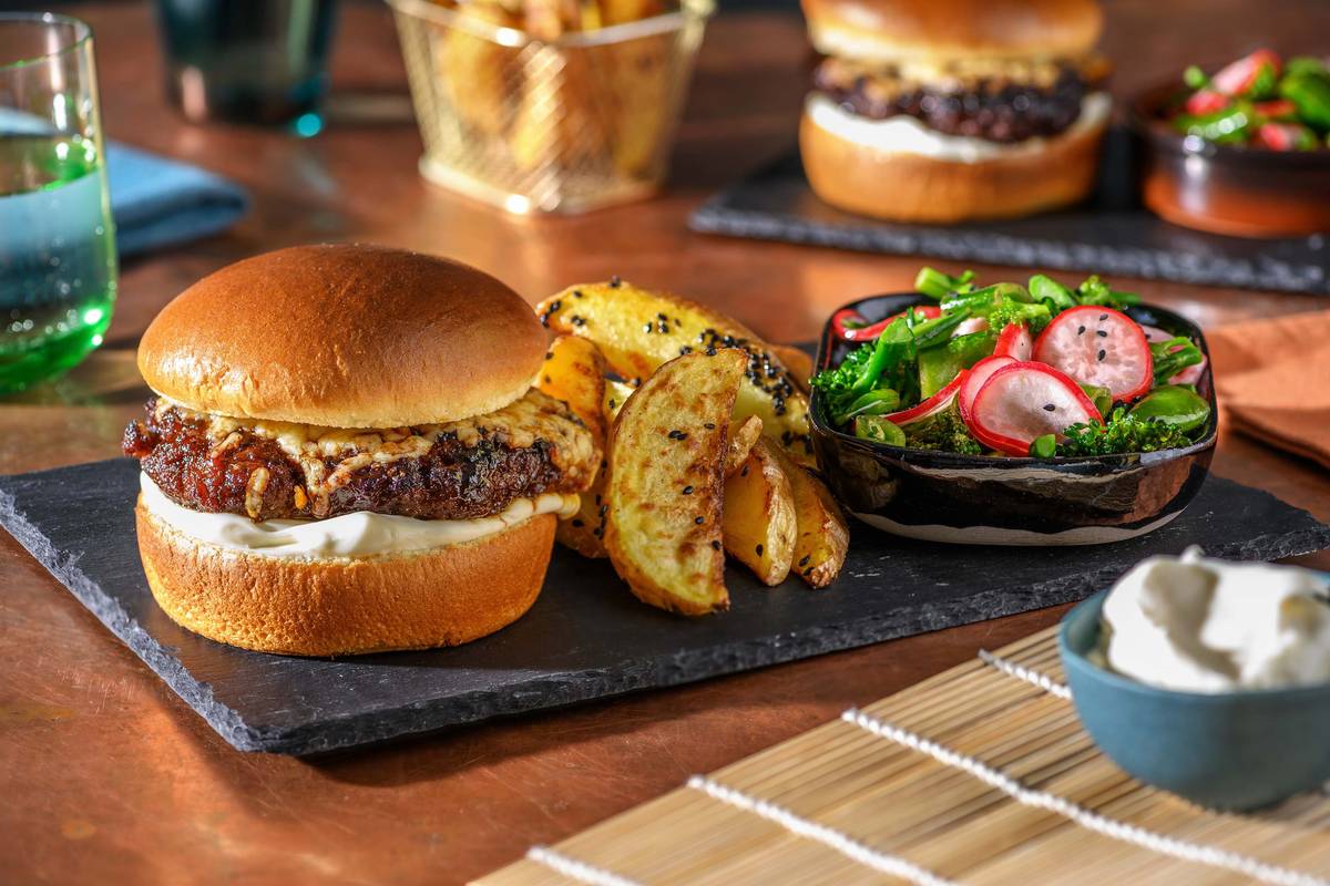 Japanese Style Pork Burger