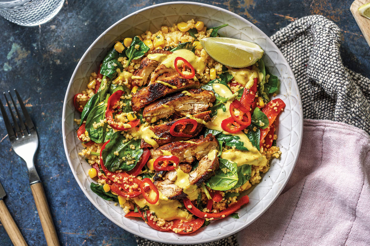 Jerk Chicken & Caribbean Couscous