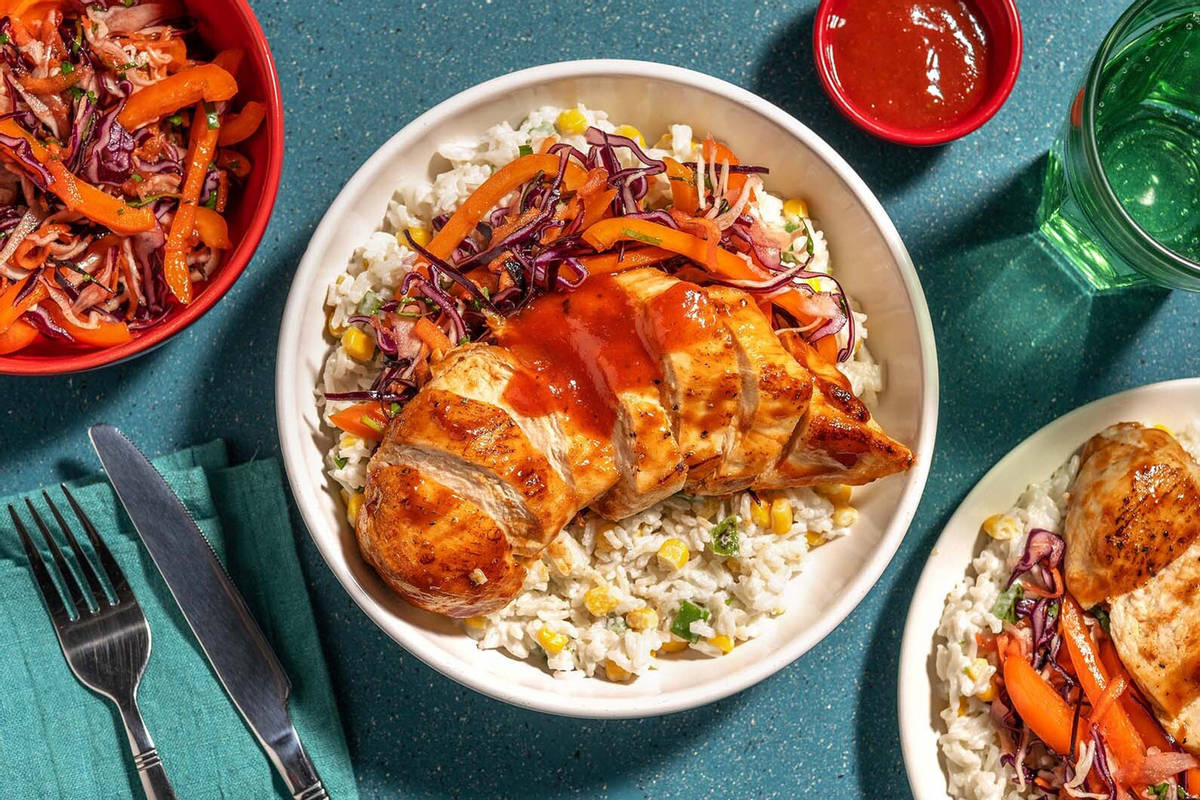 Jerk Chicken & Creamy Slaw