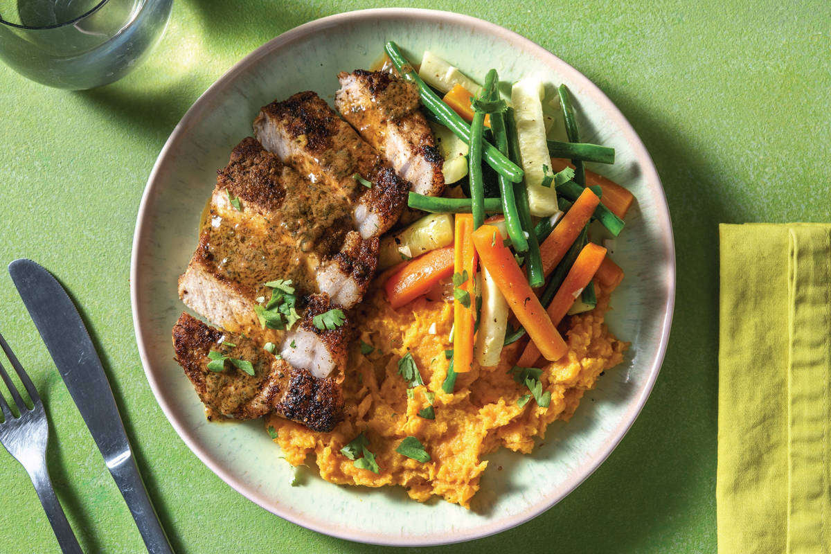 Jerk Pork & Coconut Sauce
