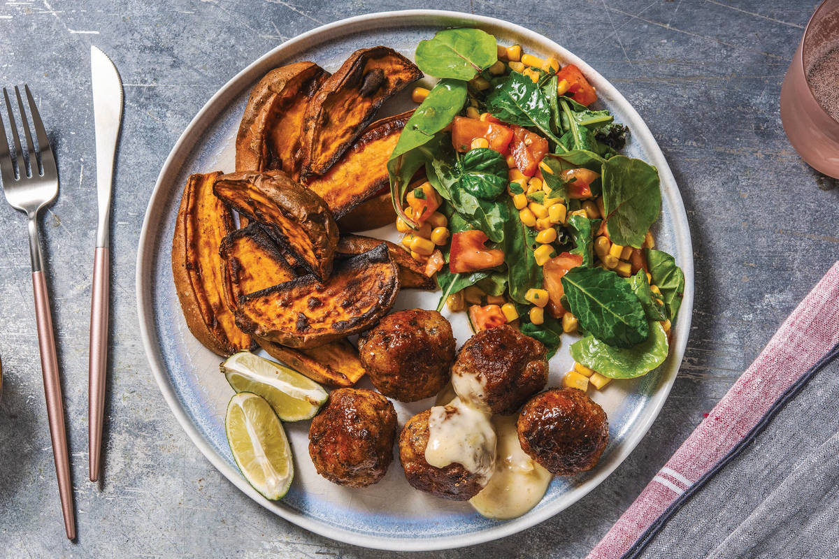Caribbean Pork Rissoles