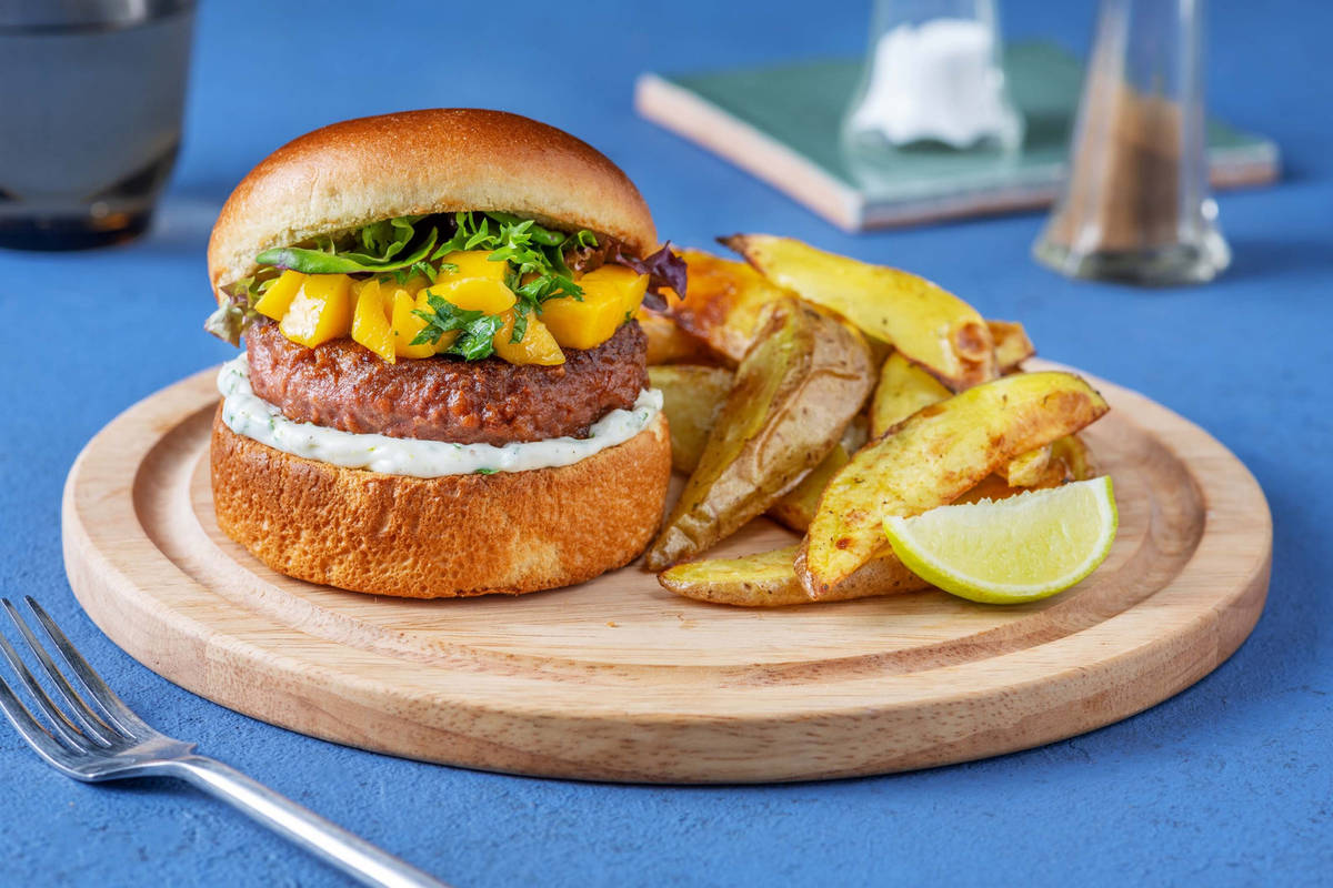 Jerk Veggie Burgers