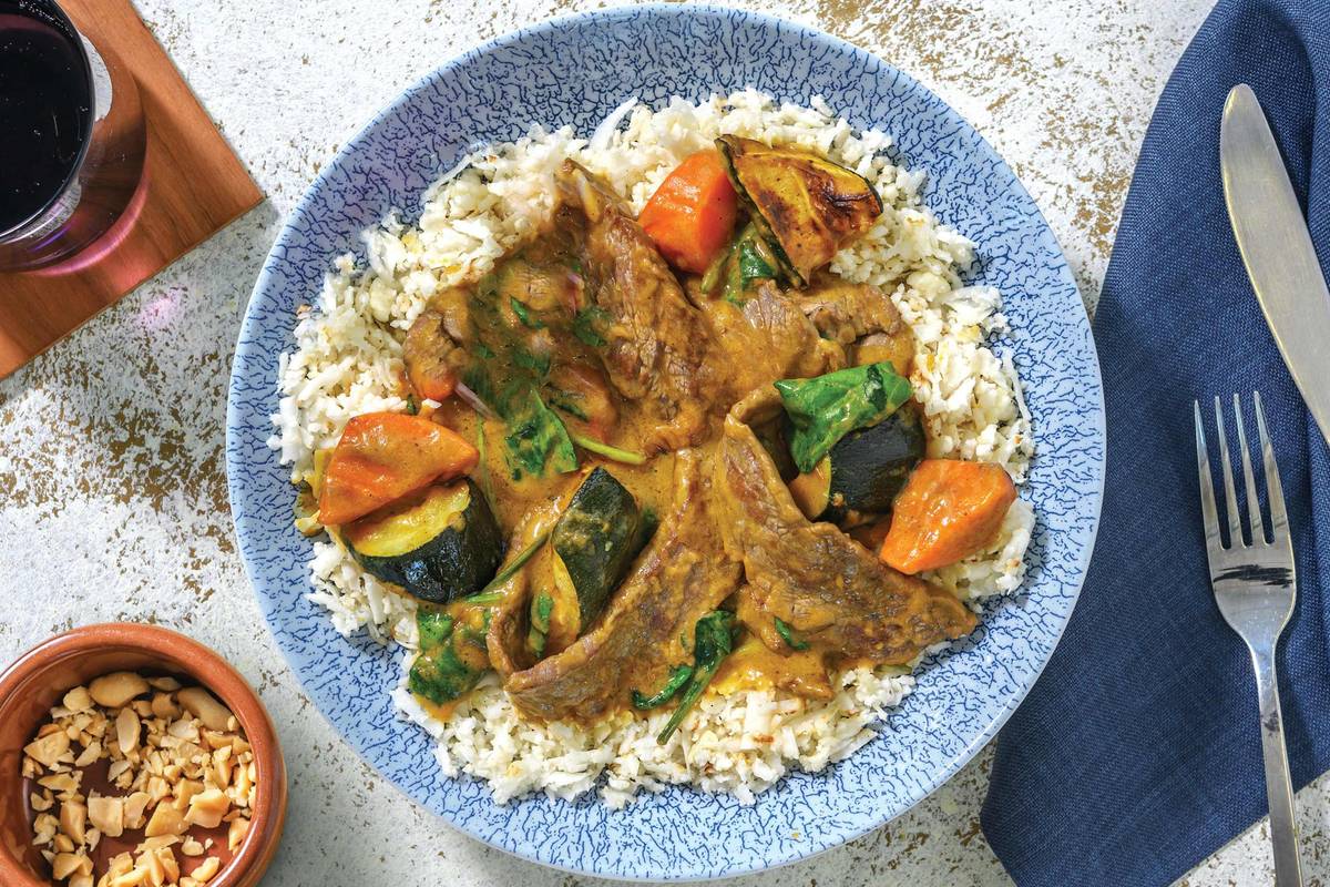 Katsu Beef & Veggie Curry