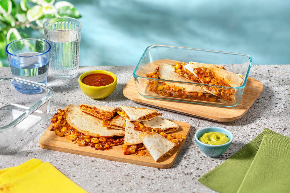 Quesadillas fromagées pour enfants