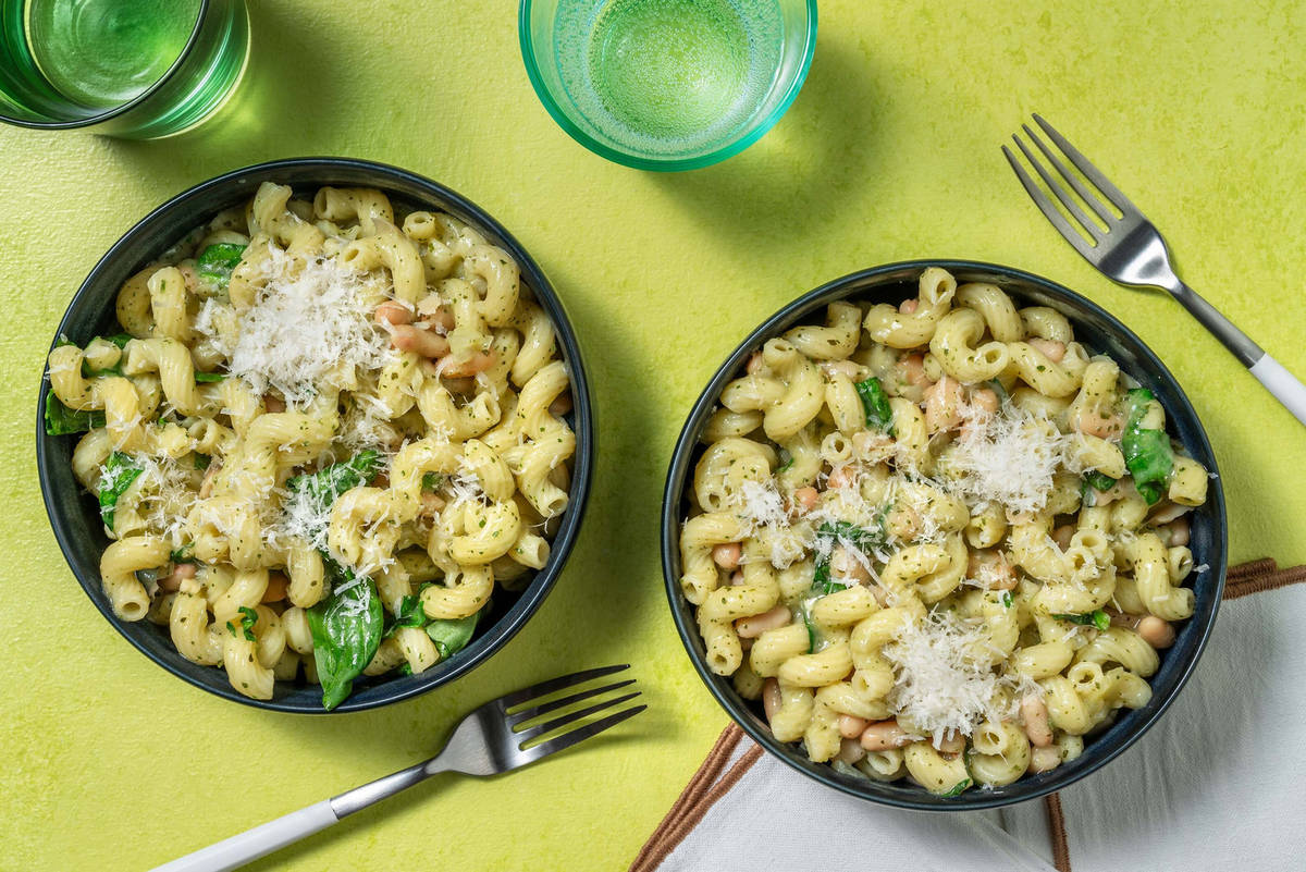 Pâtes au pesto pour enfants