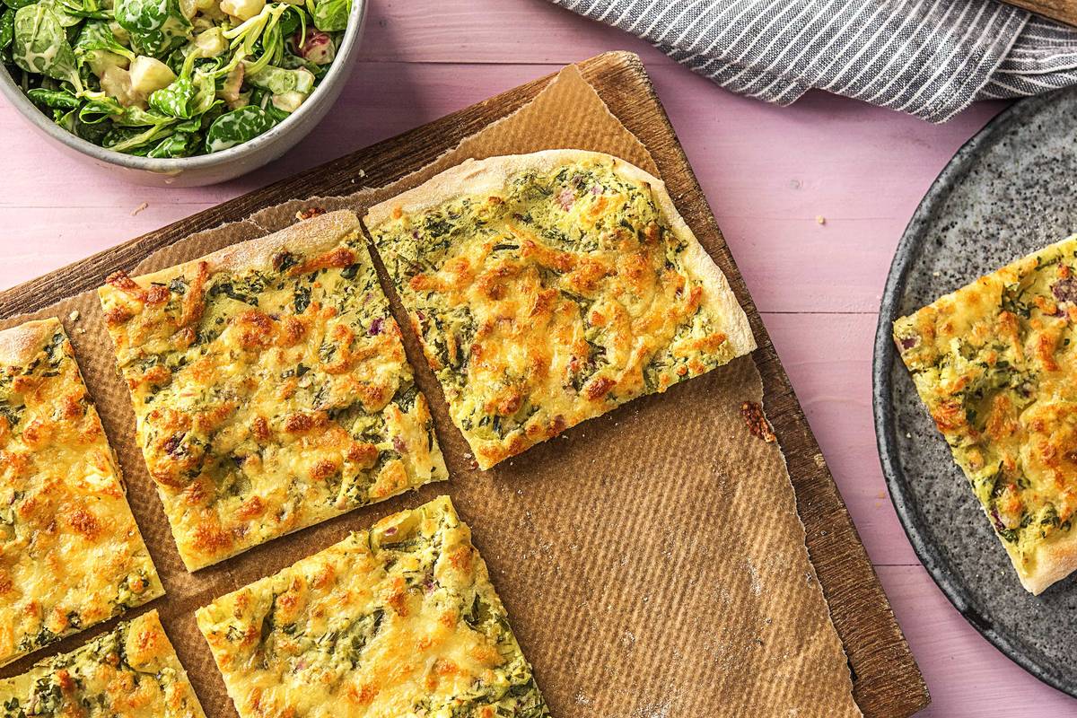 Klassischer Flammkuchen