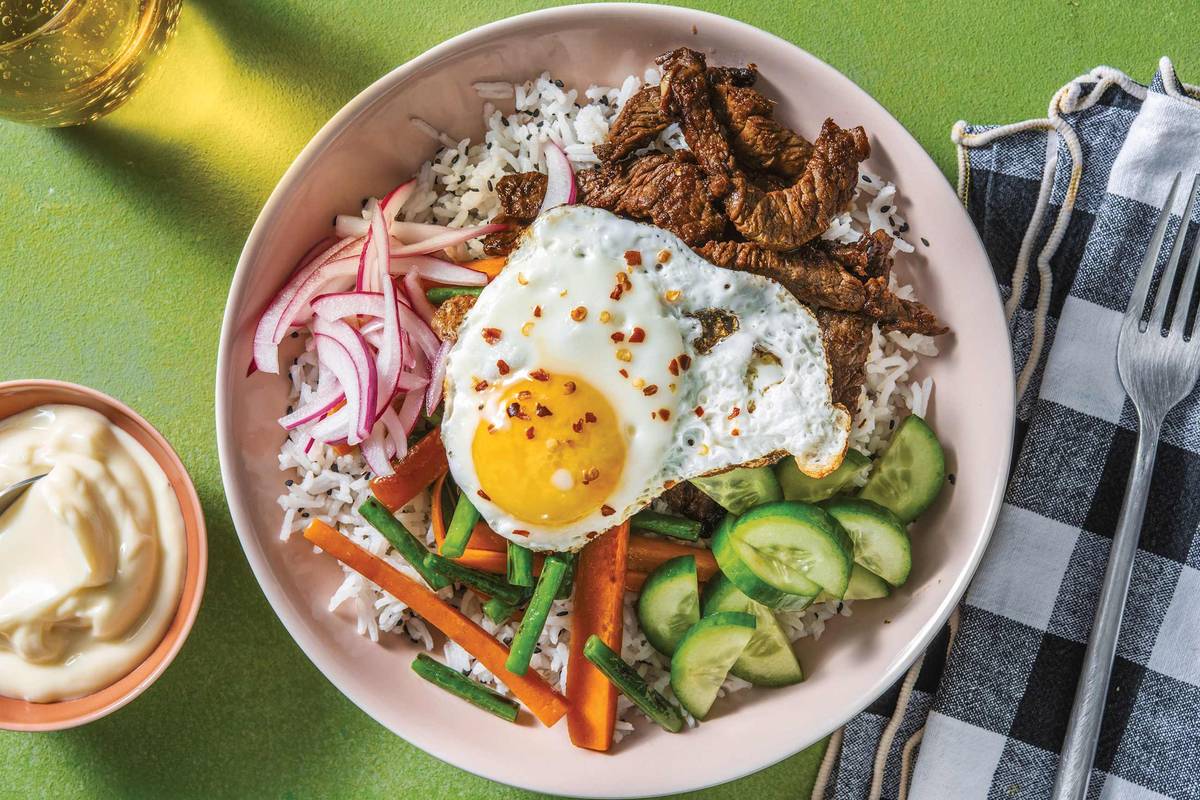 Korean Beef Bibimbap 
