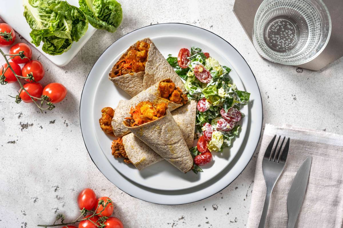 Chicken Korma Wraps