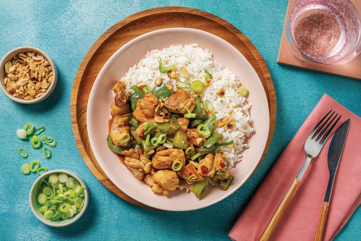 Kung Pao Chicken & Greens