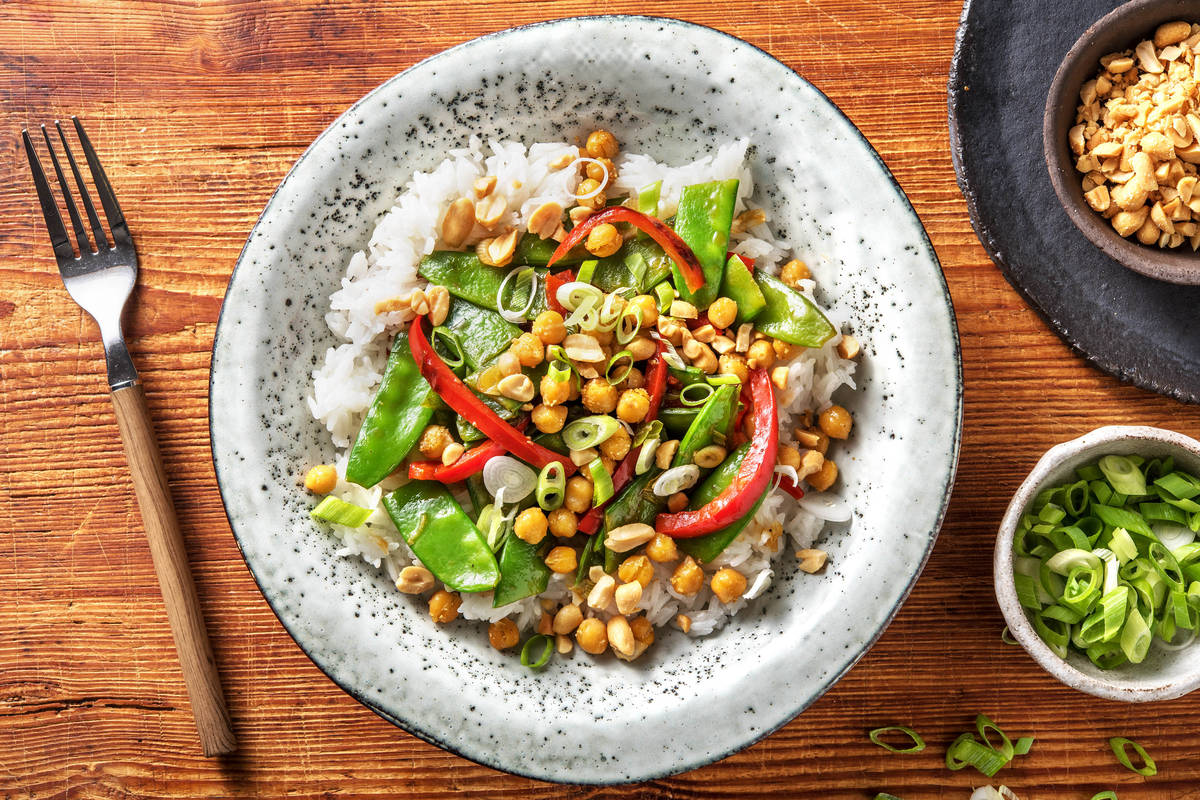 Pois chiches style Kung Pao