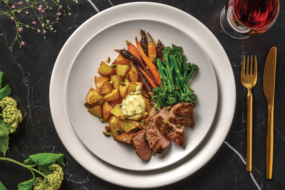 Lamb Shortloin Honey-Roasted Carrots Recipe HelloFresh