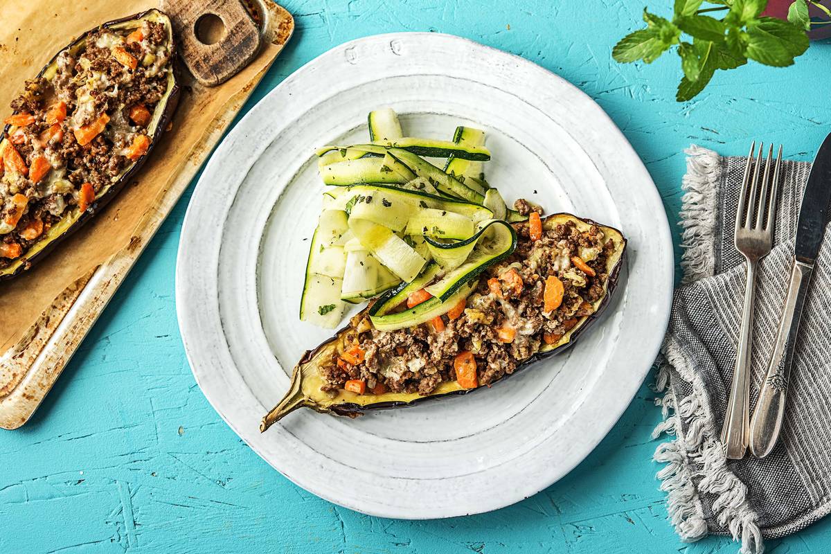 Lamb-Stuffed Aubergine