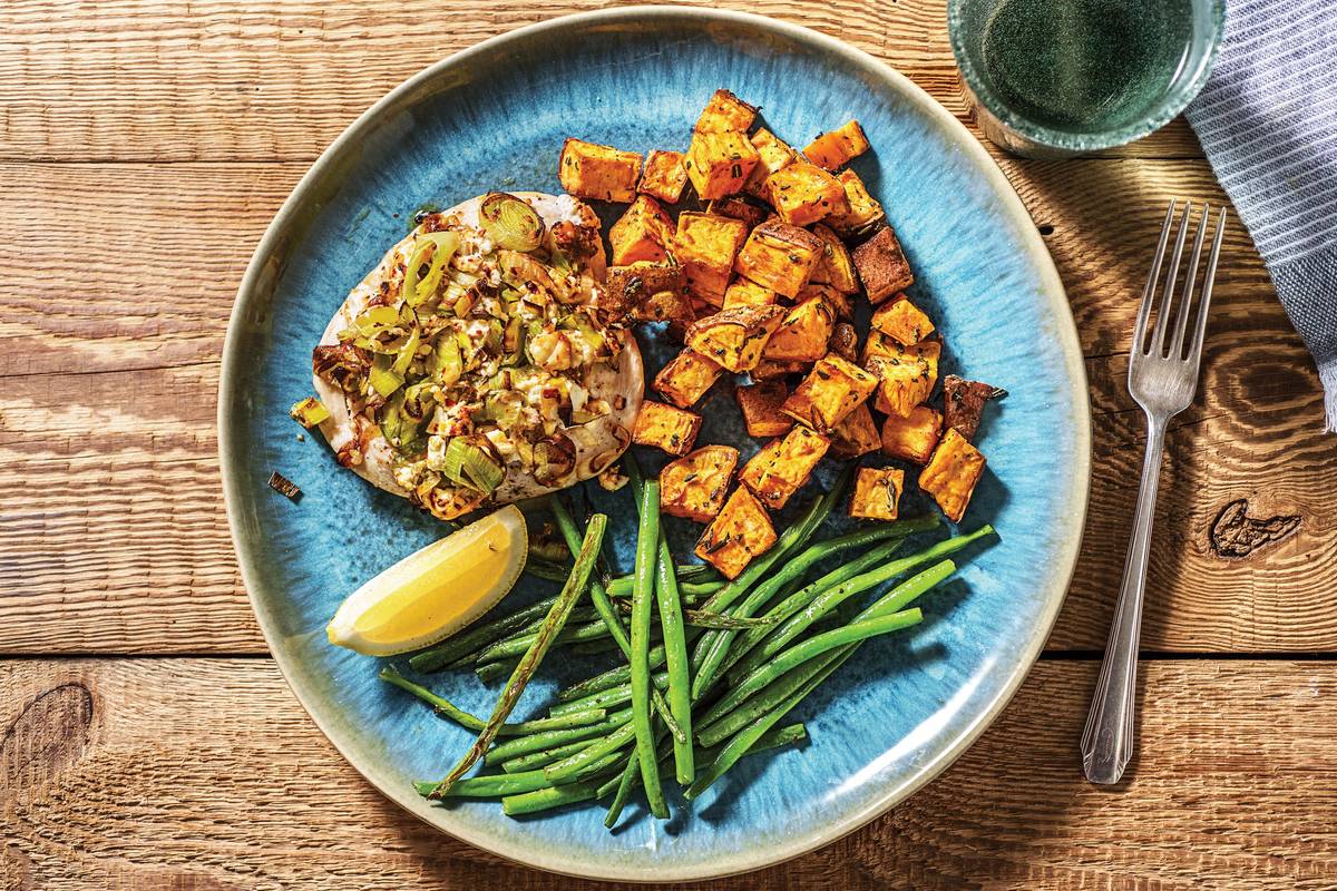 Leek & Feta Chicken Breast