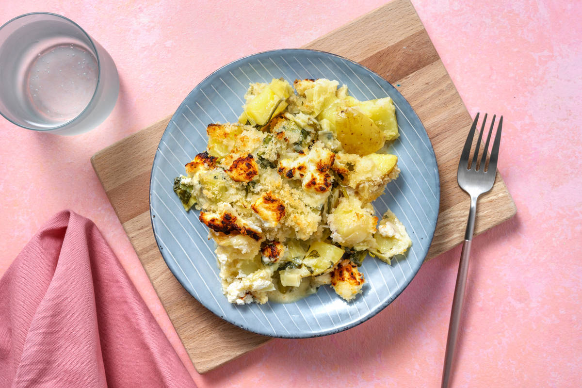Leek & Potato Gratin