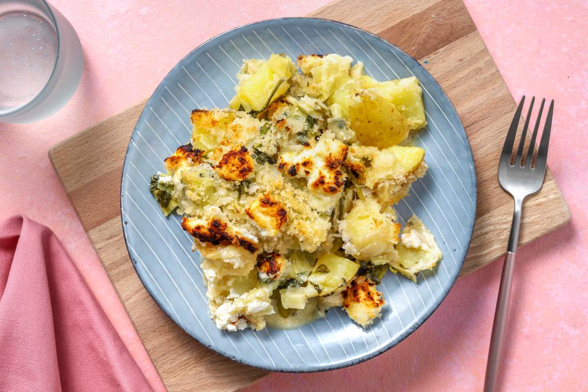 Leek & Potato Gratin