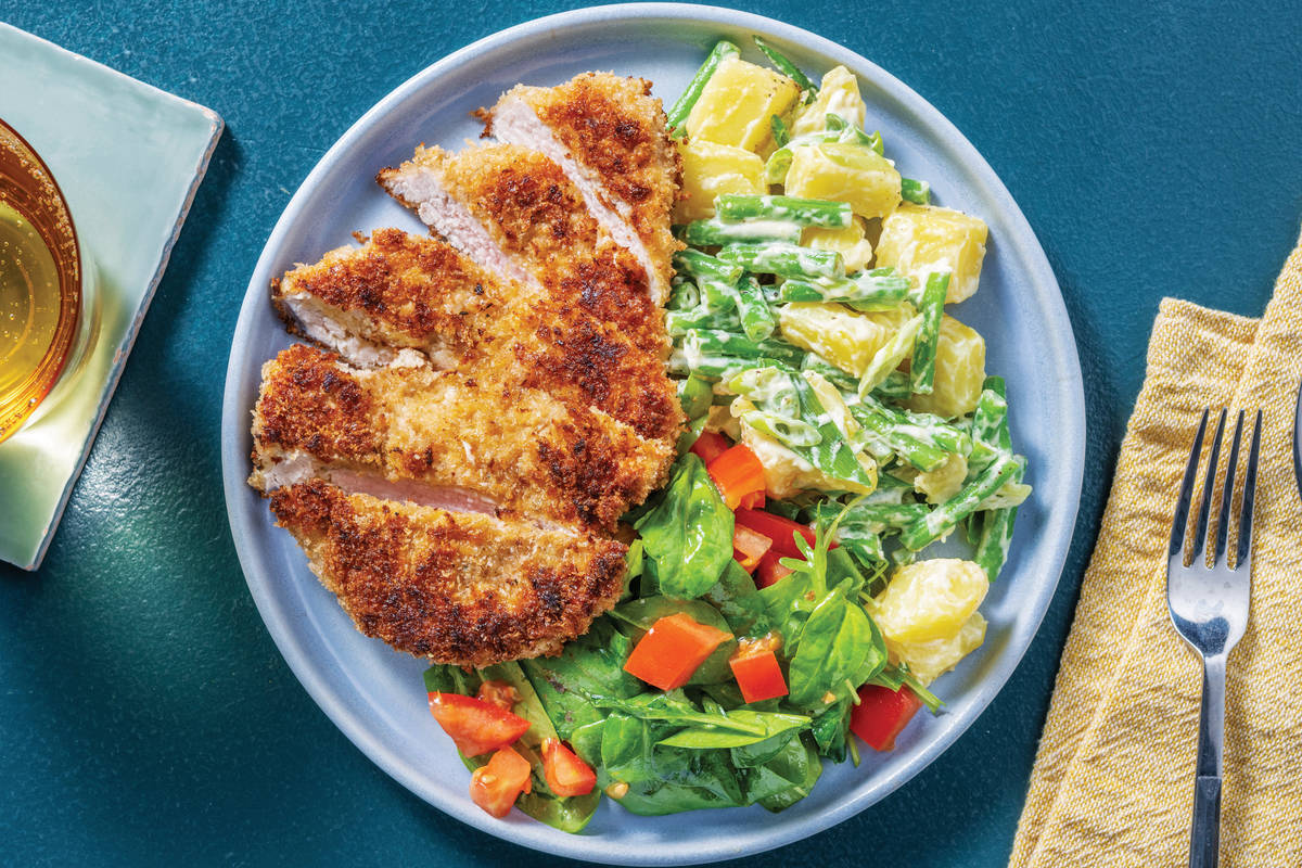 Lemon Pepper Pork Schnitzels