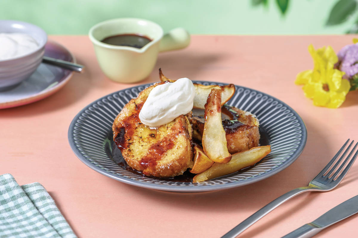 Lemon Sugar Brioche French Toast