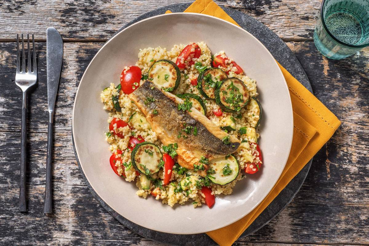 Lemony Herby Sea Bass