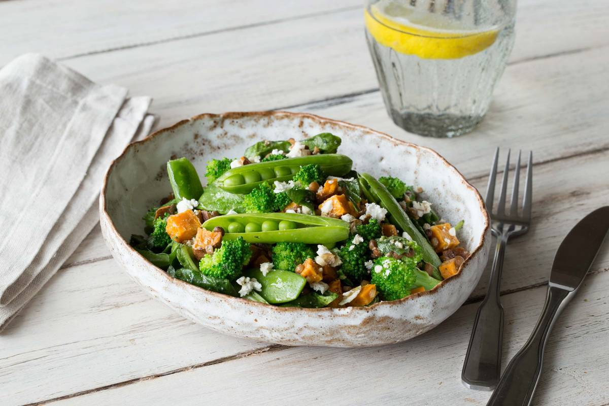 Lentil, Mint & Fetta Salad