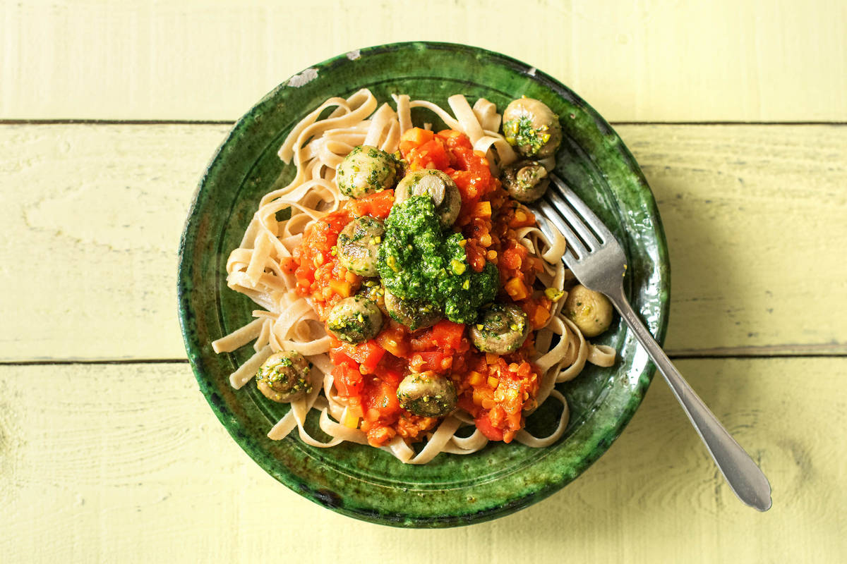 Lentil Tagliatelle 'Bolognaise'