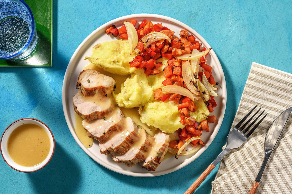 Longe de porc aux herbes