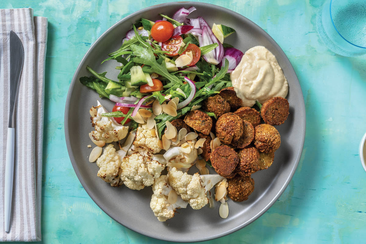 Falafel & Roast Cauliflower Bowl