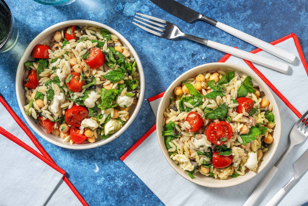 Make Ahead Italian Orzo Pasta Salad