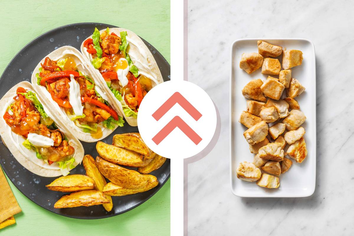 Mango Chutney Glazed Chicken Breast Wraps