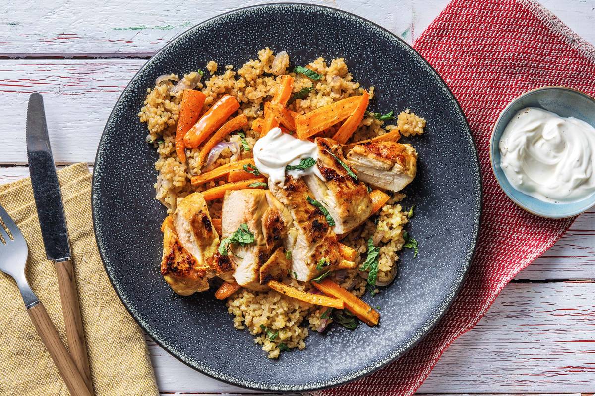 Mango Chutney Glazed Spiced Chicken Breast